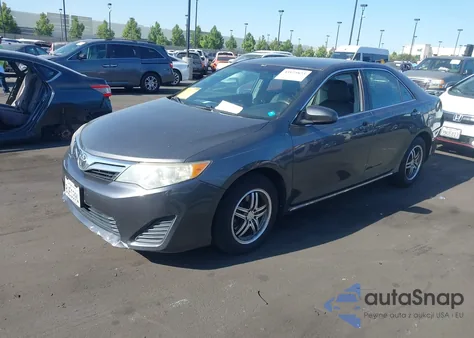 2012 Toyota Camry Le z USA, uszkodzony, nr VIN 4T4BF1FK9CR205191